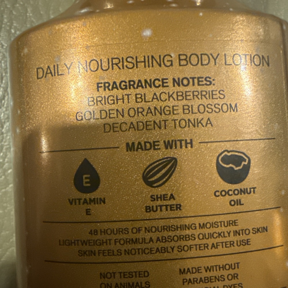 Bath & Body Works TOUCH OF GOLD Body Butter, 6.5 oz + Body Lotion 8 oz New - Picture 5 of 5
